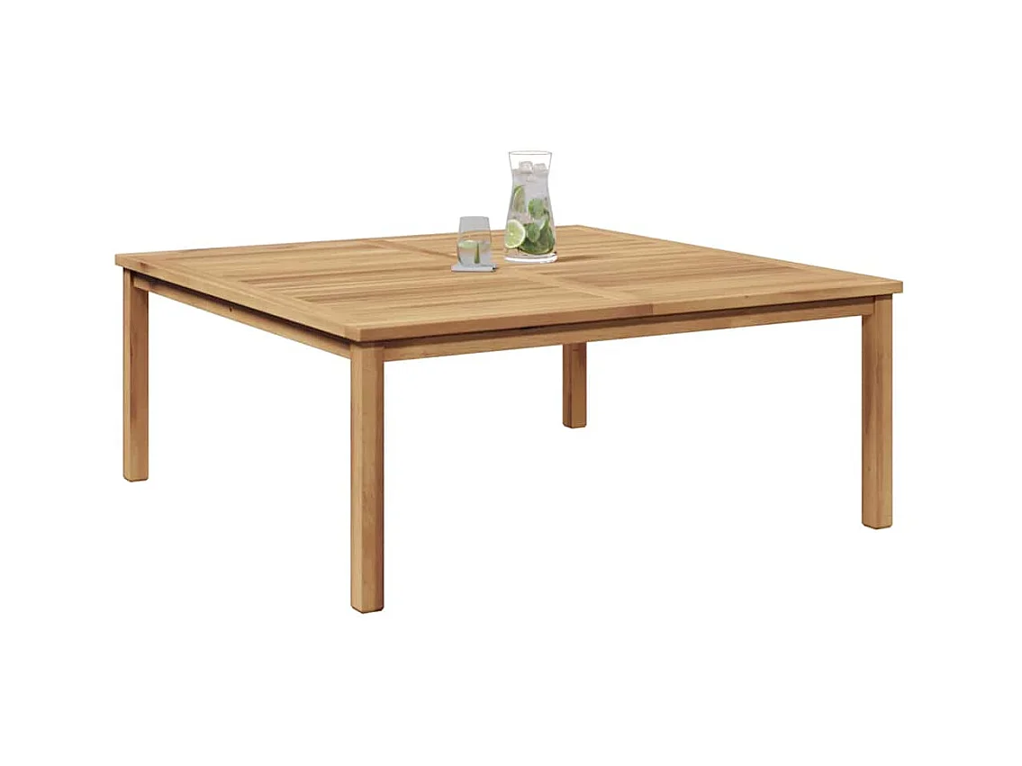 Table basse Marron 110 x 110 x 45 cm Bois de teck solide