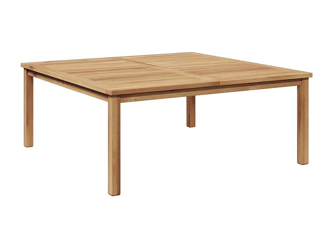 Table basse Marron 110 x 110 x 45 cm Bois de teck solide