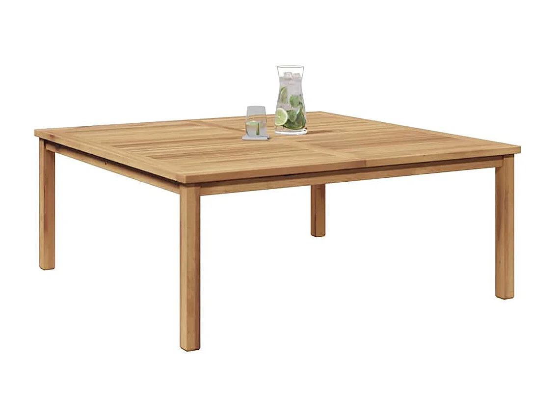 Table basse Marron 110 x 110 x 45 cm Bois de teck solide