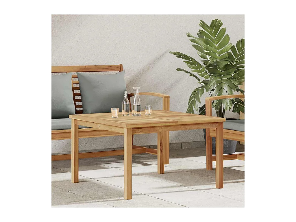 Table basse Marron 85 x 85 x 45 cm Bois de teck solide