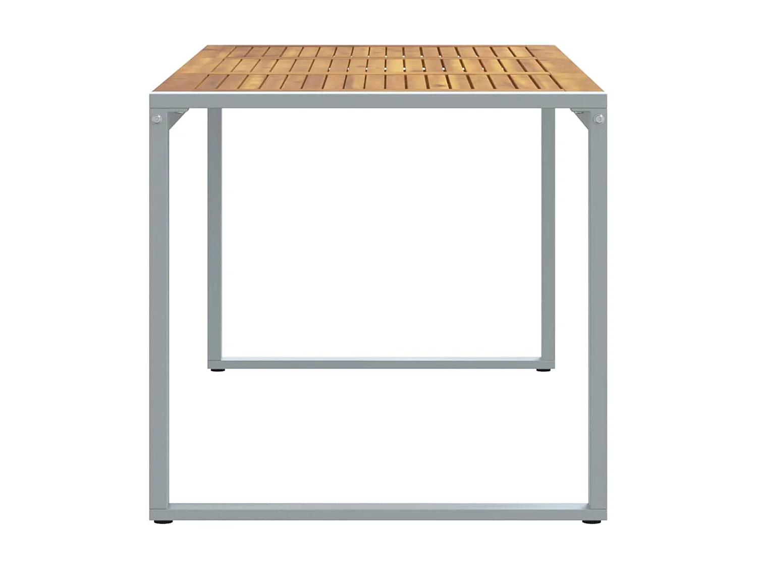 Table de jardin pour repas Gris 160 x 80 x 75 cm