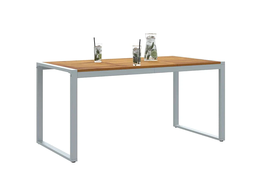 Tavolo da pranzo da giardino Grigio 160 x 80 x 75 cm