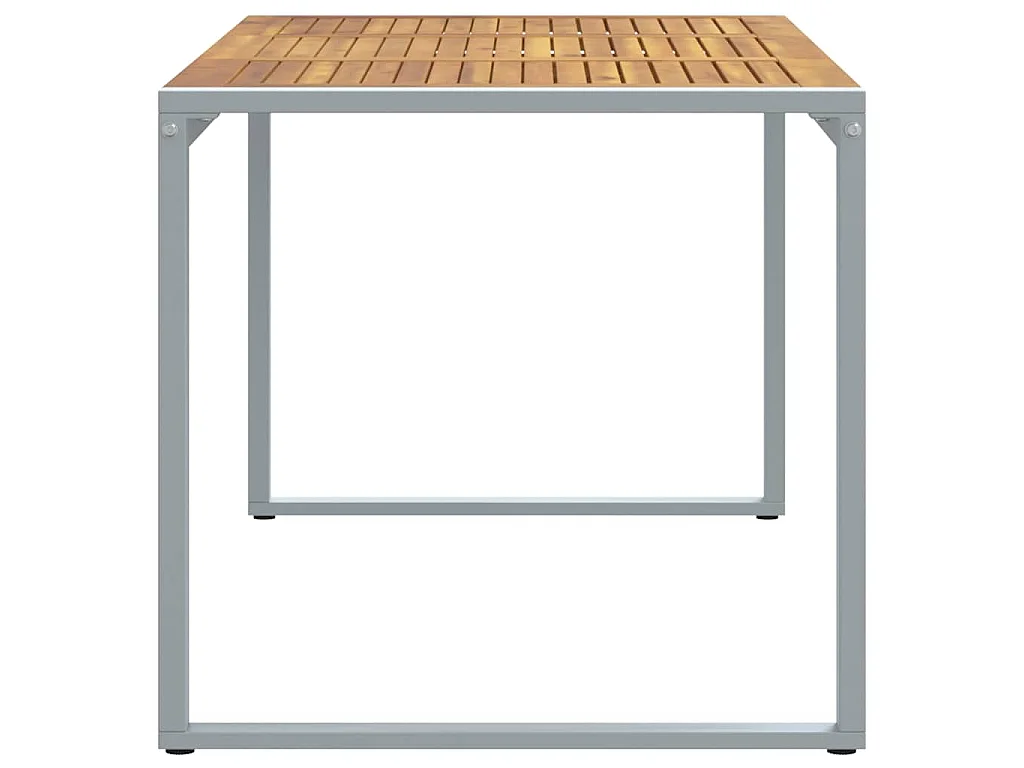 Tavolo da pranzo da giardino Grigio 160 x 80 x 75 cm