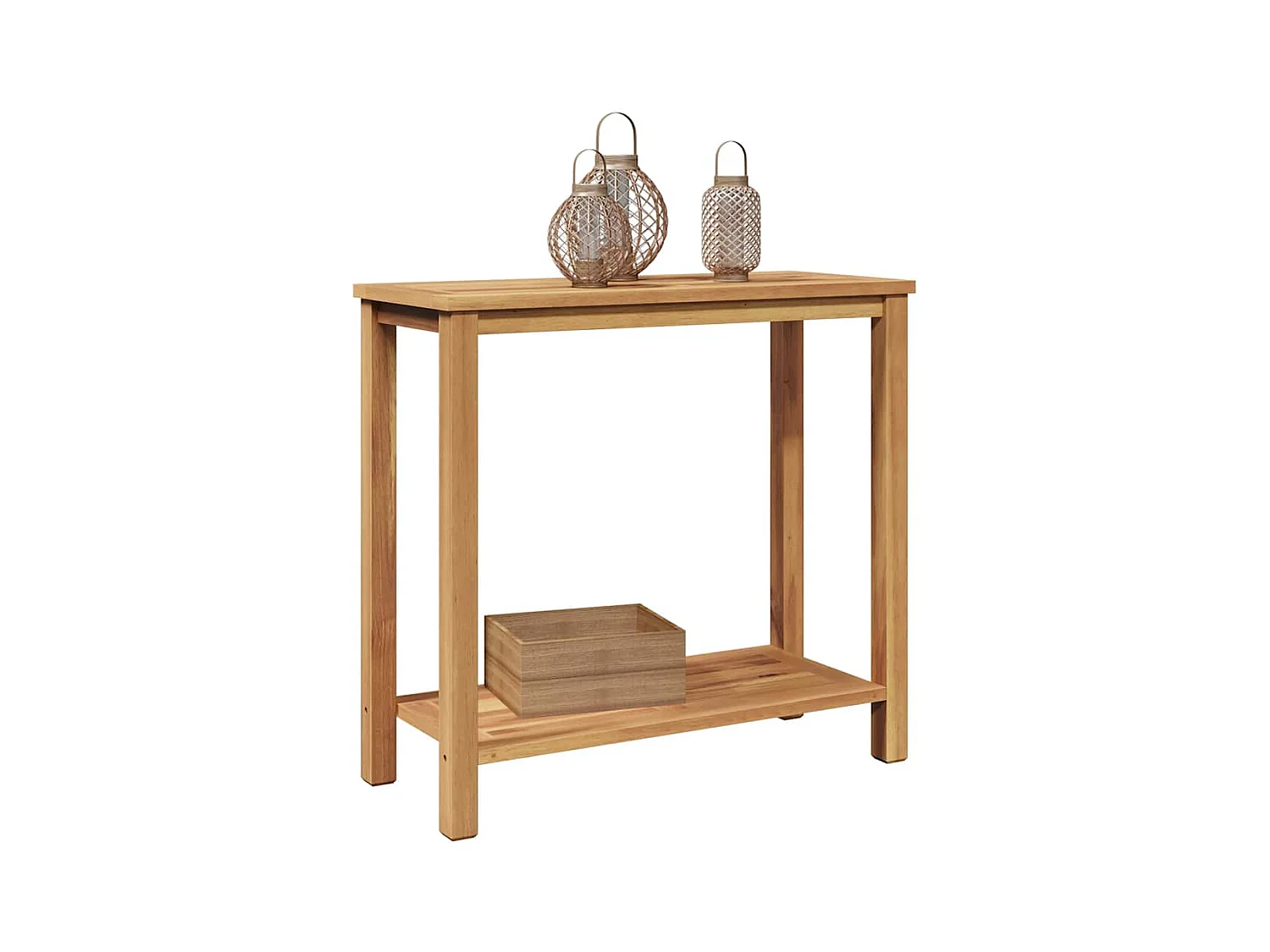 Table basse Marron 85 x 35 x 75 cm Bois de teck solide