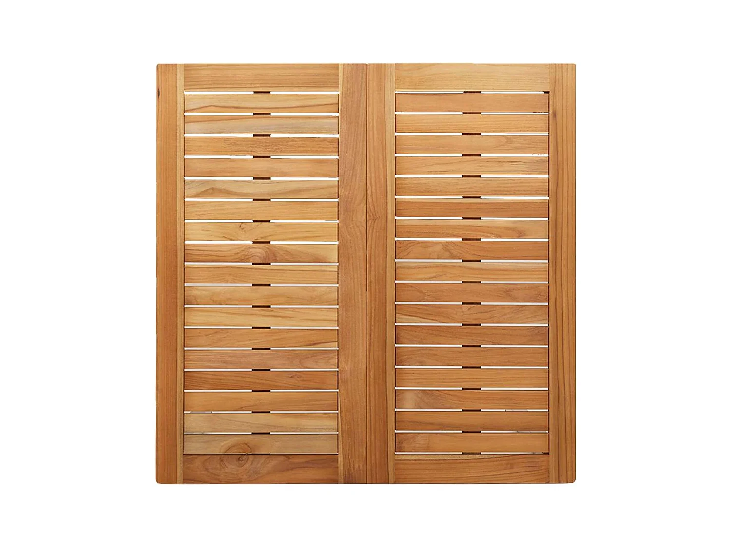 Table à manger d'extérieur Marron Bois de teck solide