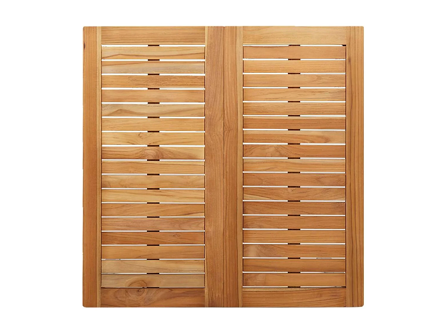 Table à manger d'extérieur Marron Bois de teck solide