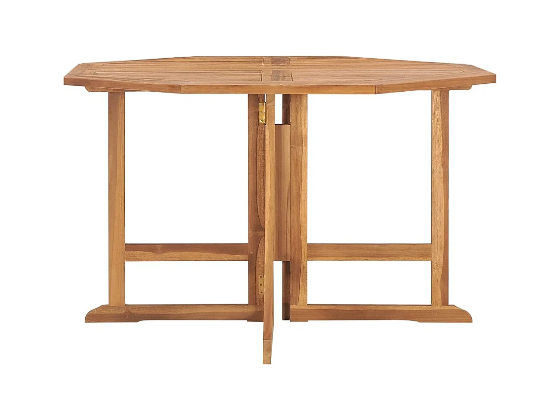 Opvouwbare tuintafel 110x110x75 cm Massief teak