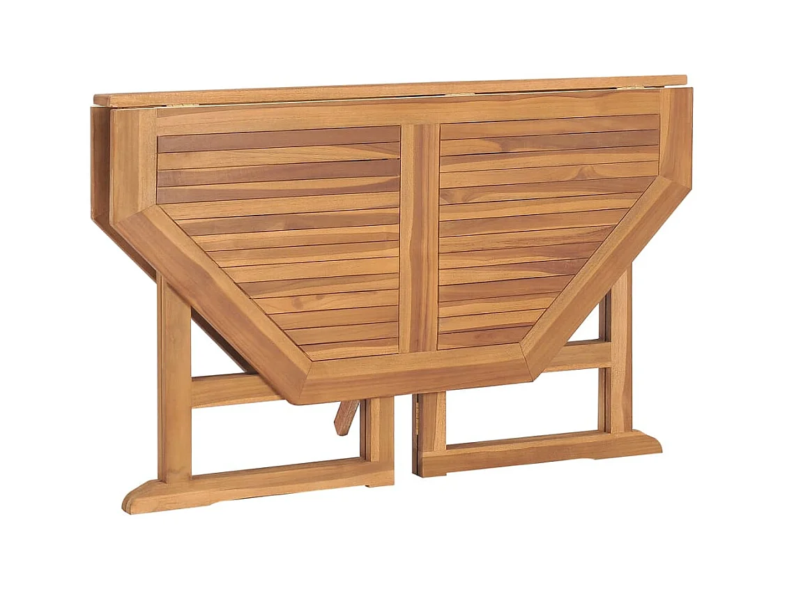 Opvouwbare tuintafel 110x110x75 cm Massief teak