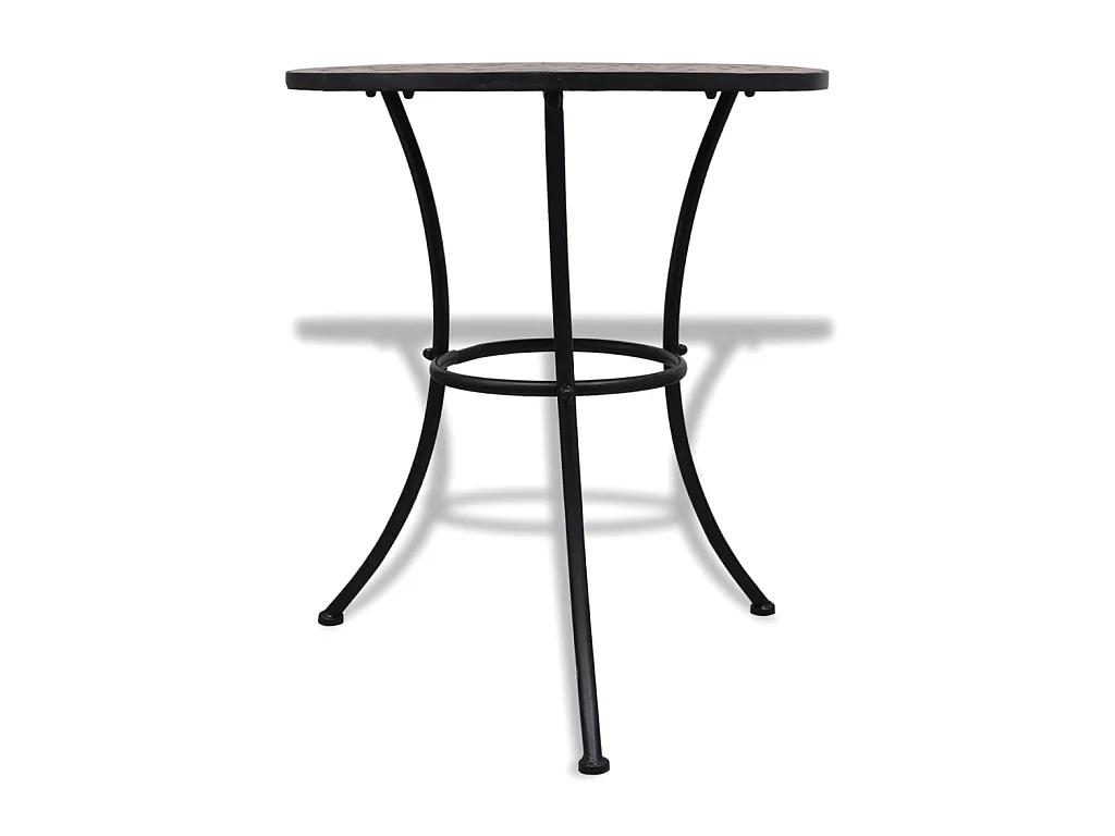 Mesa de bistro de terracota 60 cm Mosaico