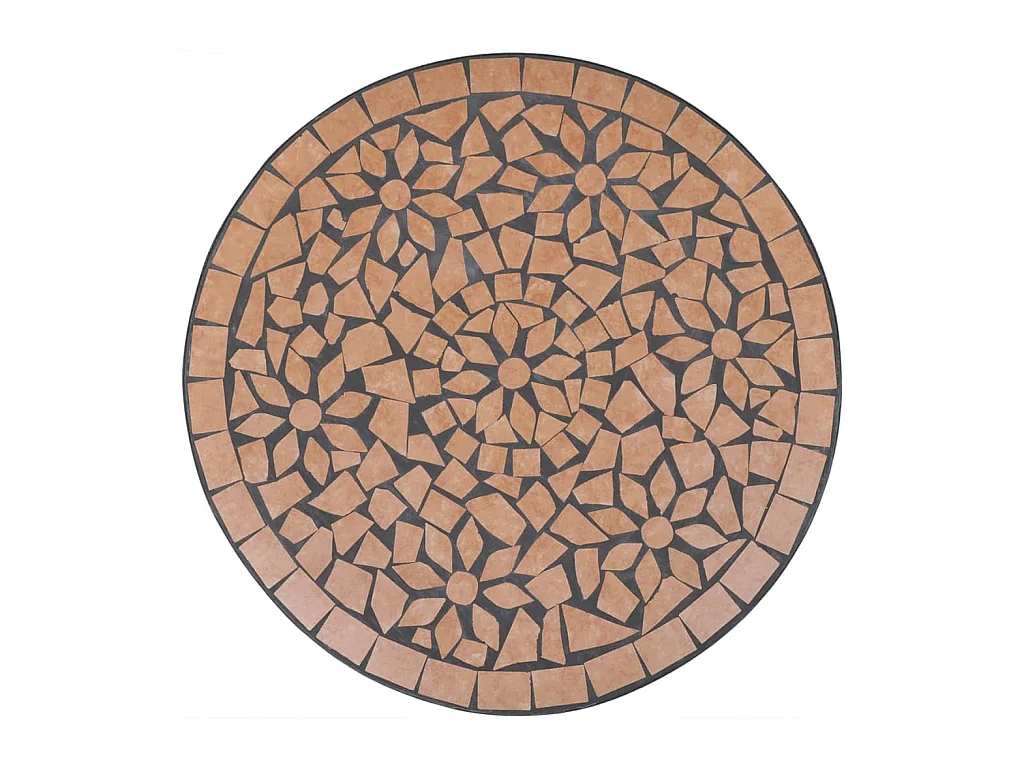 Mesa de bistro de terracota 60 cm Mosaico