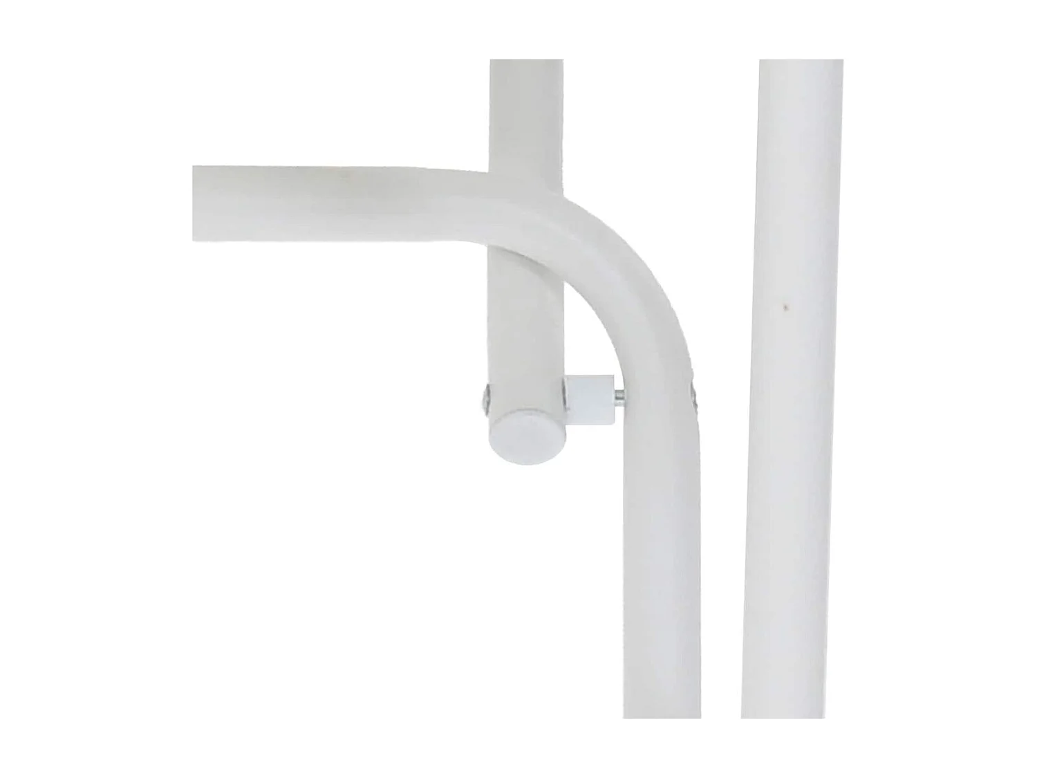 Table de Jardin Blanc 50 x 50 x 72 cm Acier