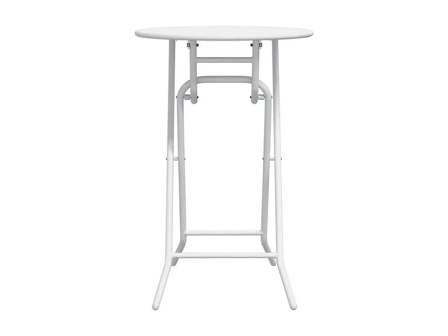Table de Jardin Blanc 50 x 50 x 72 cm Acier