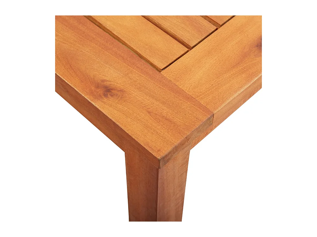 Table de jardin 215x90x74 cm Bois d'acacia massif