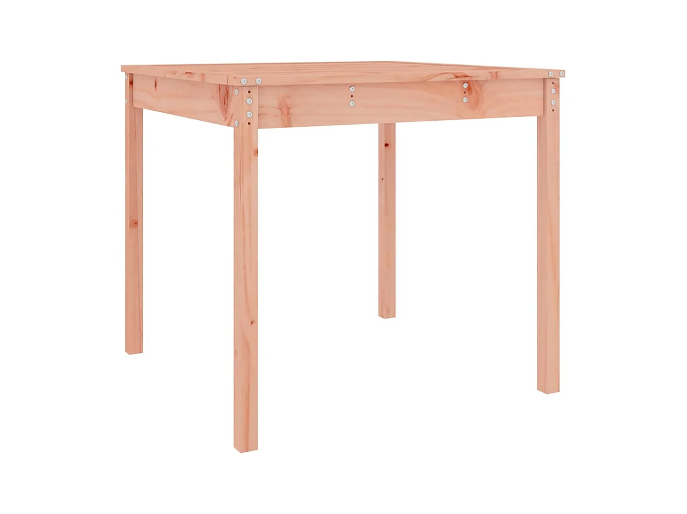 Mesa de jardín 82,5x82,5x76 cm madera maciza de abeto Douglas