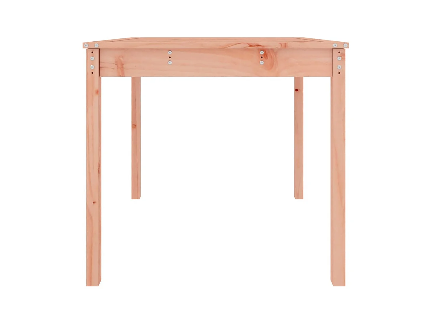 Mesa de jardín 82,5x82,5x76 cm madera maciza de abeto Douglas
