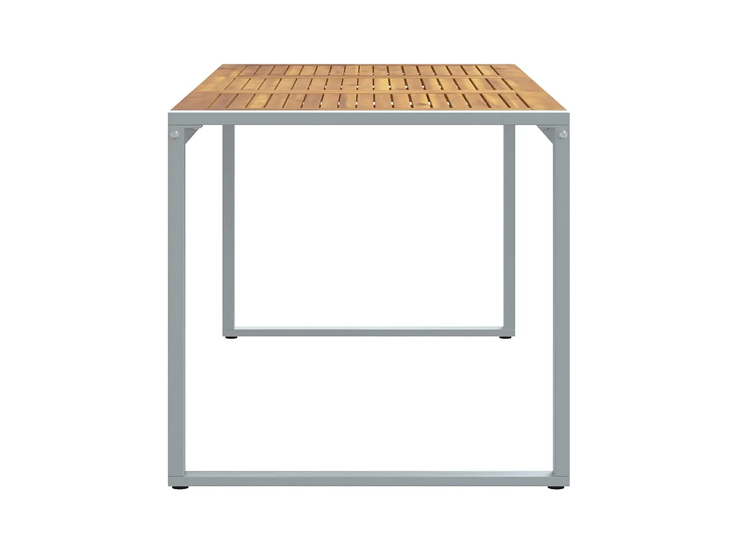 Table de jardin pour repas Gris 180 x 90 x 75 cm