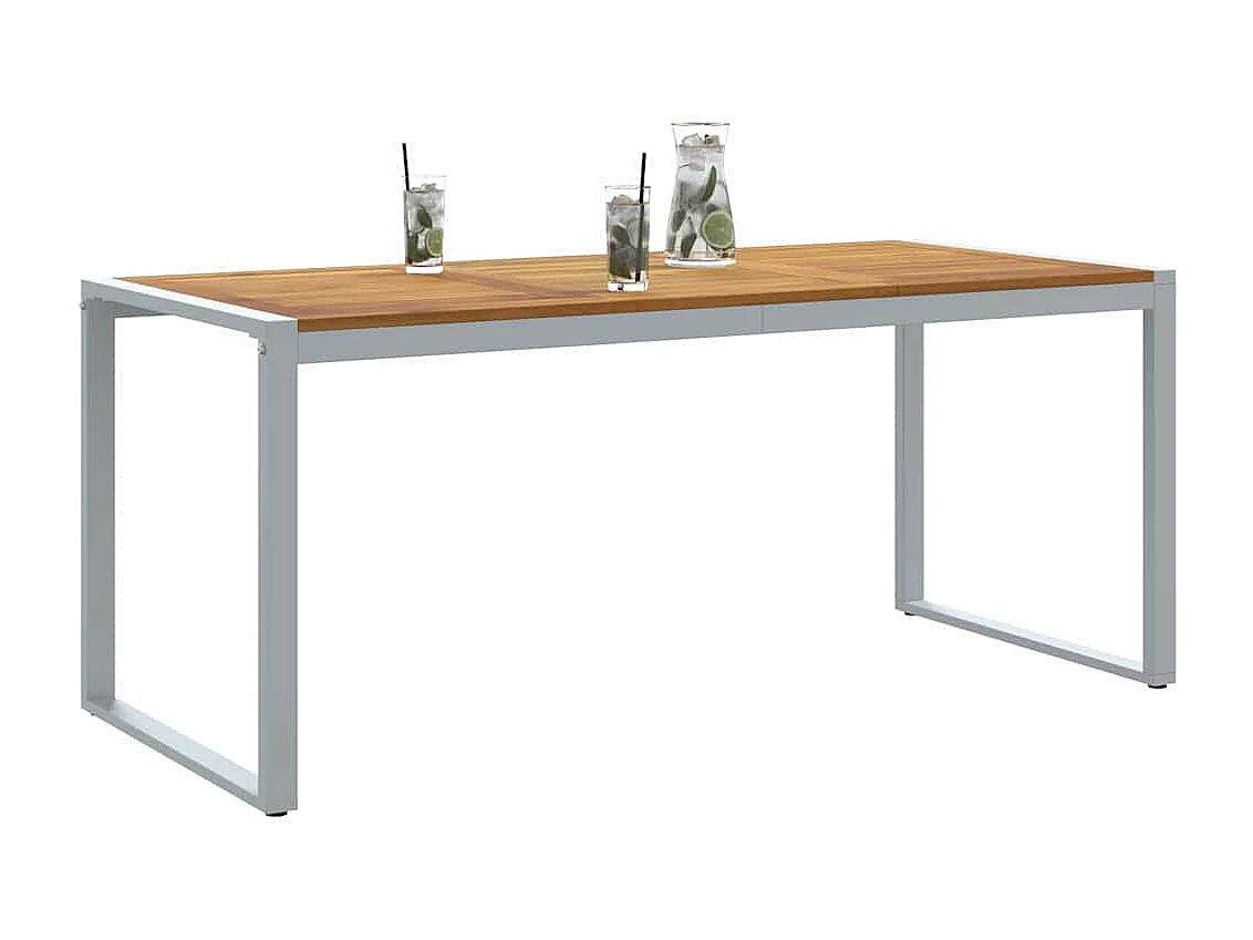 Tuintafel Grijs 180 x 90 x 75 cm