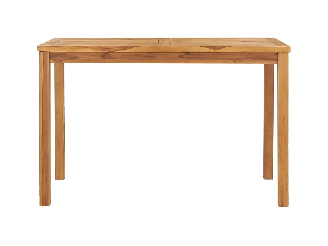 Table à dîner de jardin 120x70x77 cm Bois de teck solide
