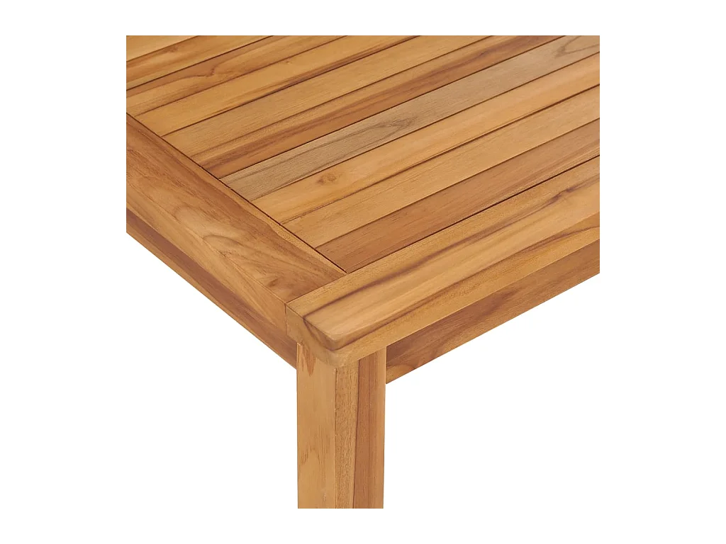 Table à dîner de jardin 120x70x77 cm Bois de teck solide