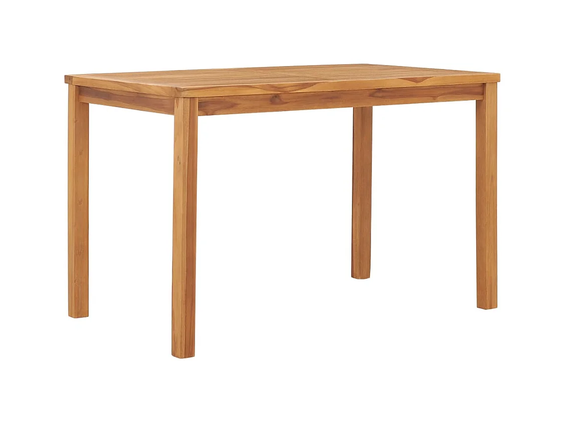 Table à dîner de jardin 120x70x77 cm Bois de teck solide