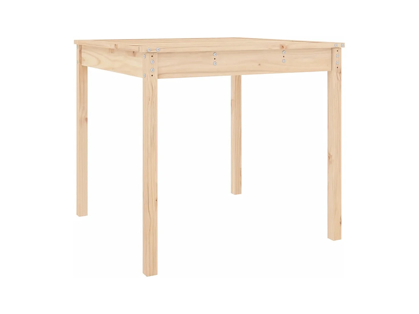 Table de jardin 82,5x82,5x76 cm bois massif de pin