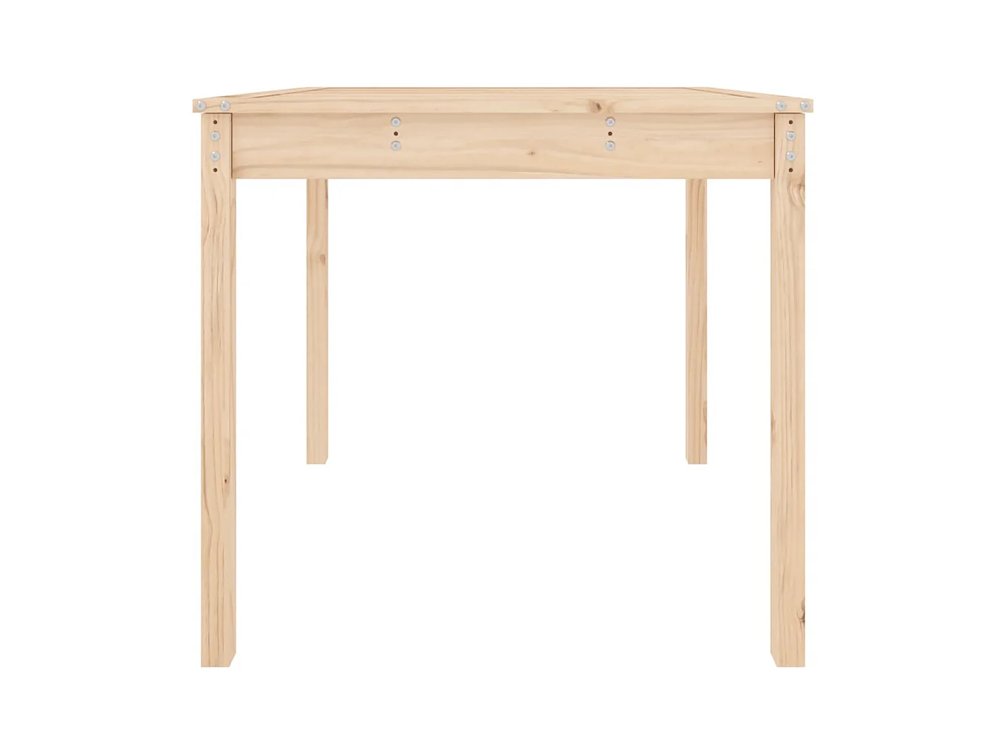 Table de jardin 82,5x82,5x76 cm bois massif de pin