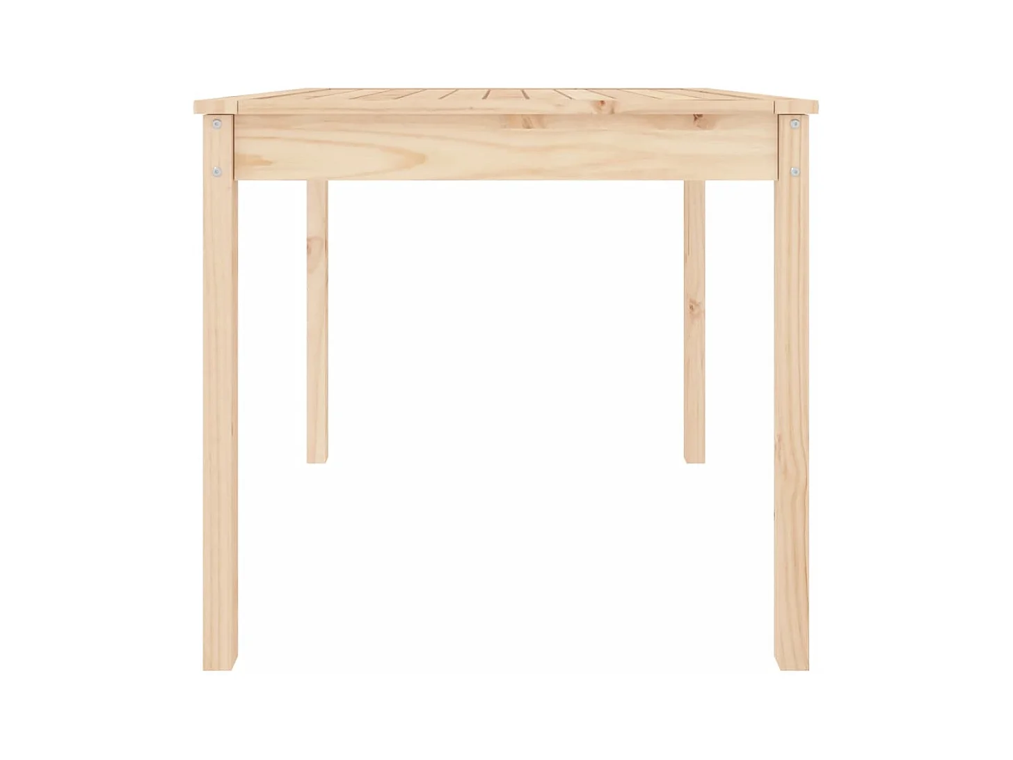 Table de jardin 82,5x82,5x76 cm bois massif de pin