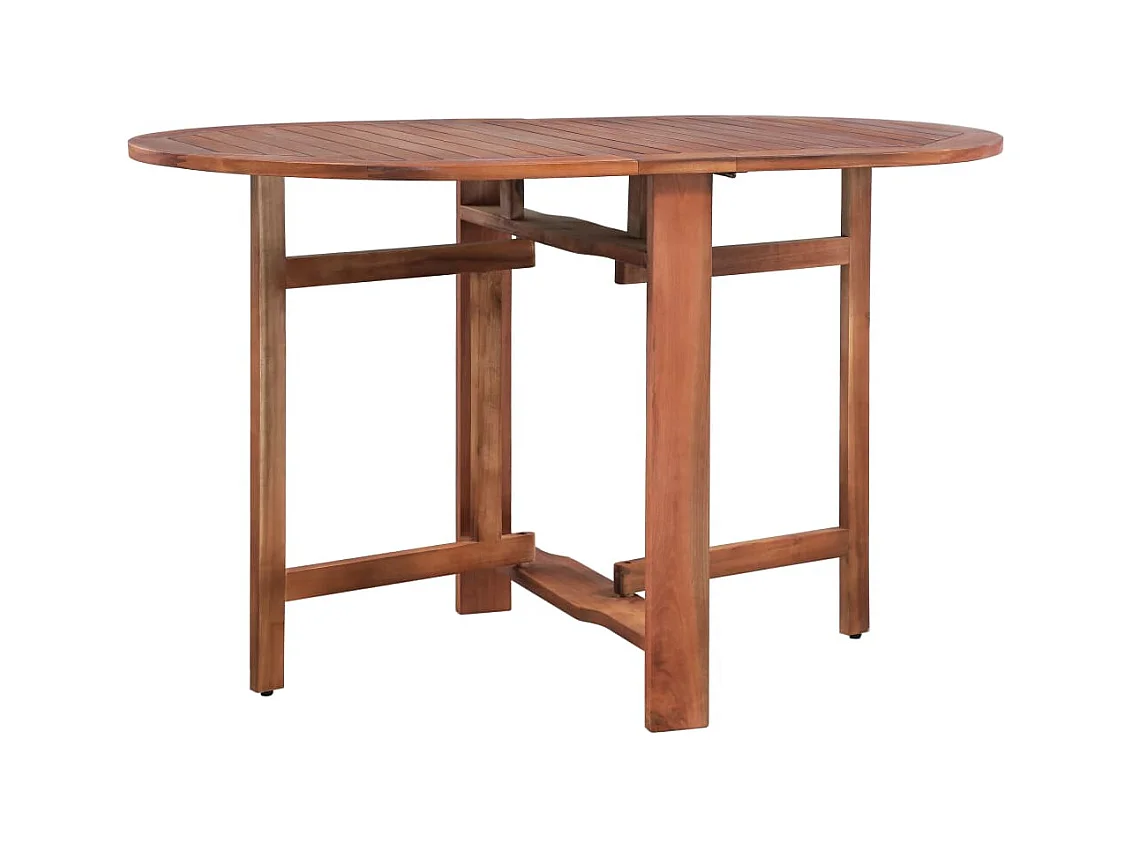 Mesa de jardín 120x70x74 cm Madera maciza de acacia