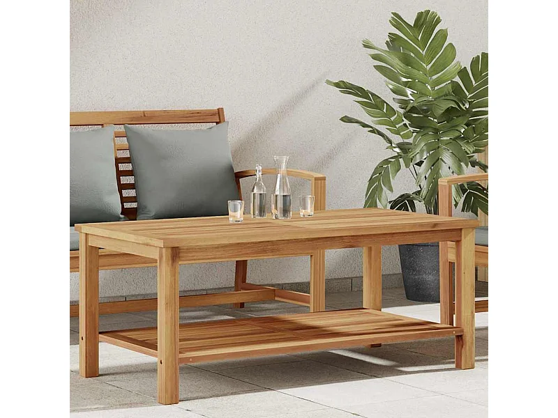 Table basse Marron 110 x 55 x 45 cm Bois de teck solide