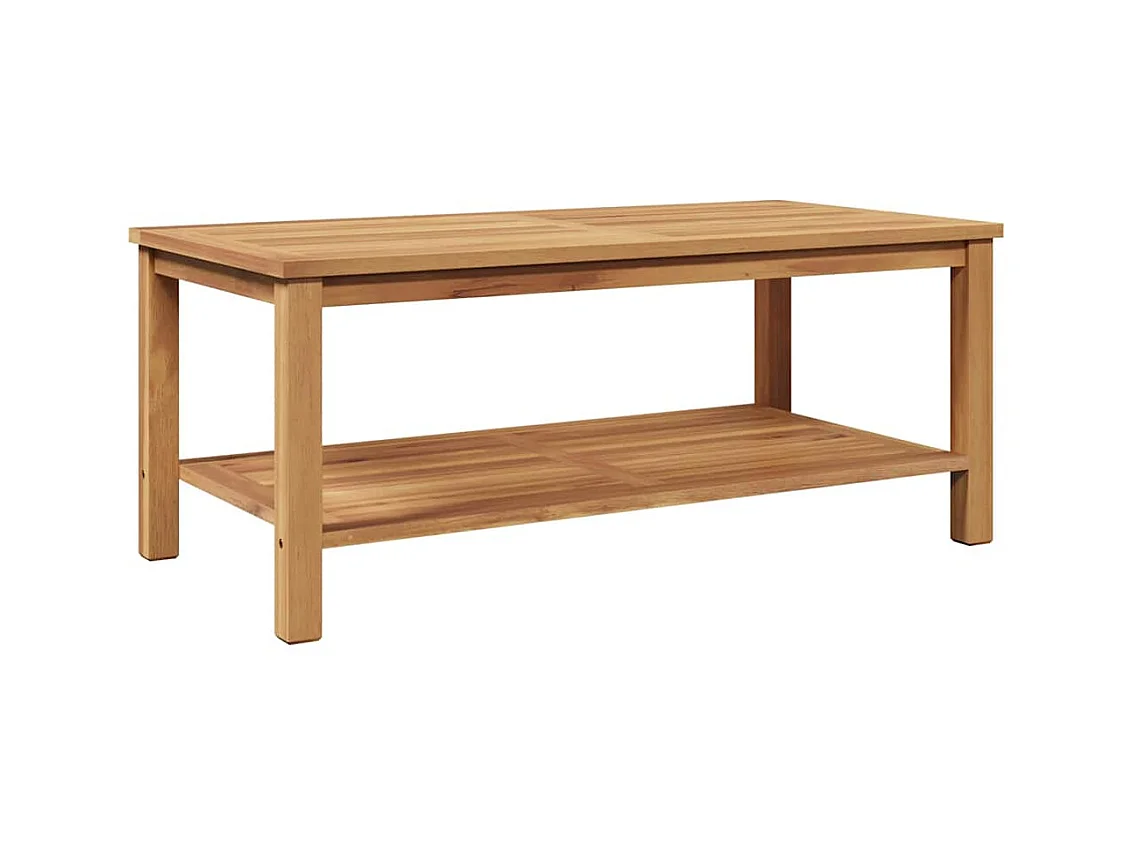 Table basse Marron 110 x 55 x 45 cm Bois de teck solide