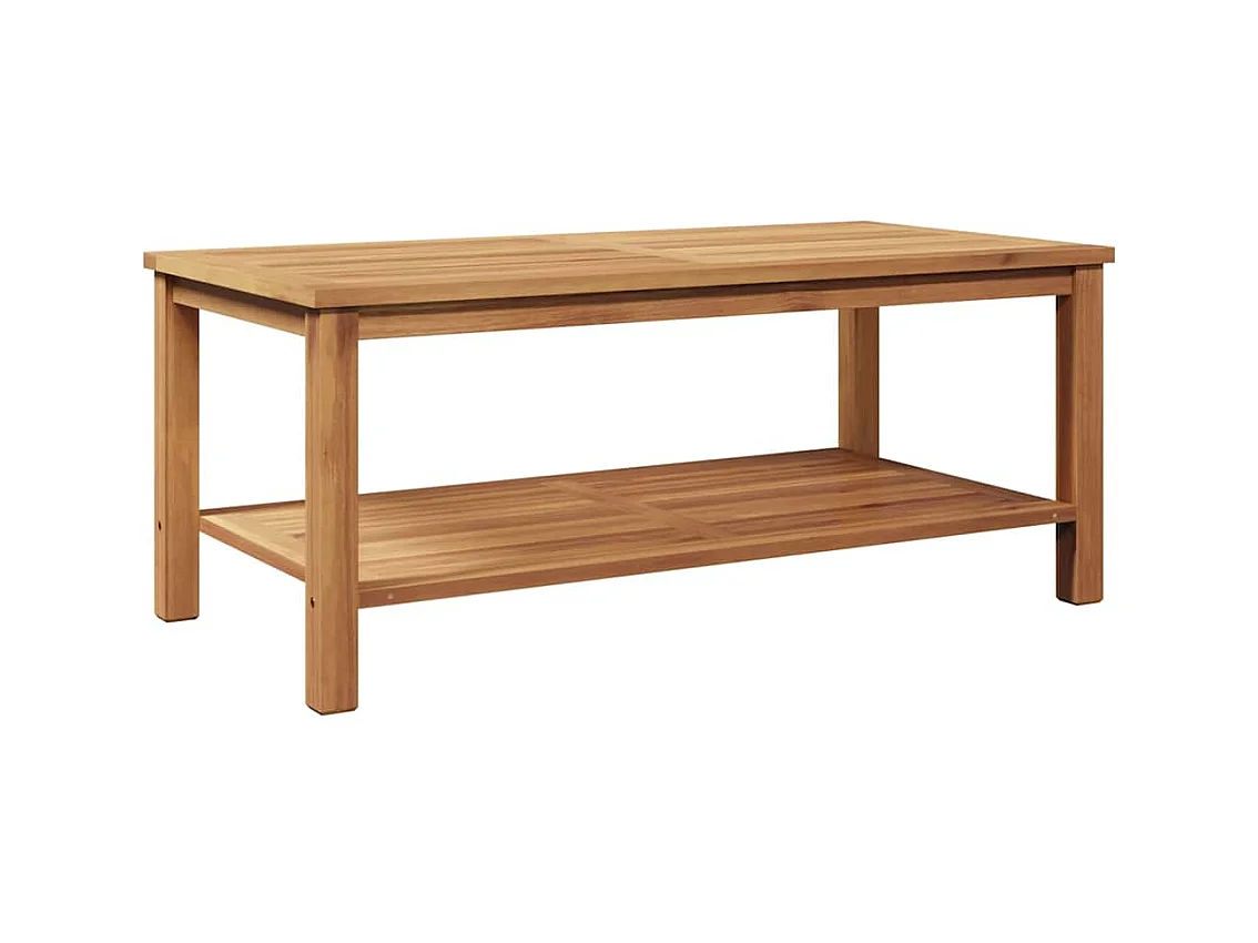 Table basse Marron 110 x 55 x 45 cm Bois de teck solide