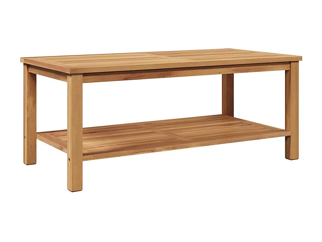 Table basse Marron 110 x 55 x 45 cm Bois de teck solide