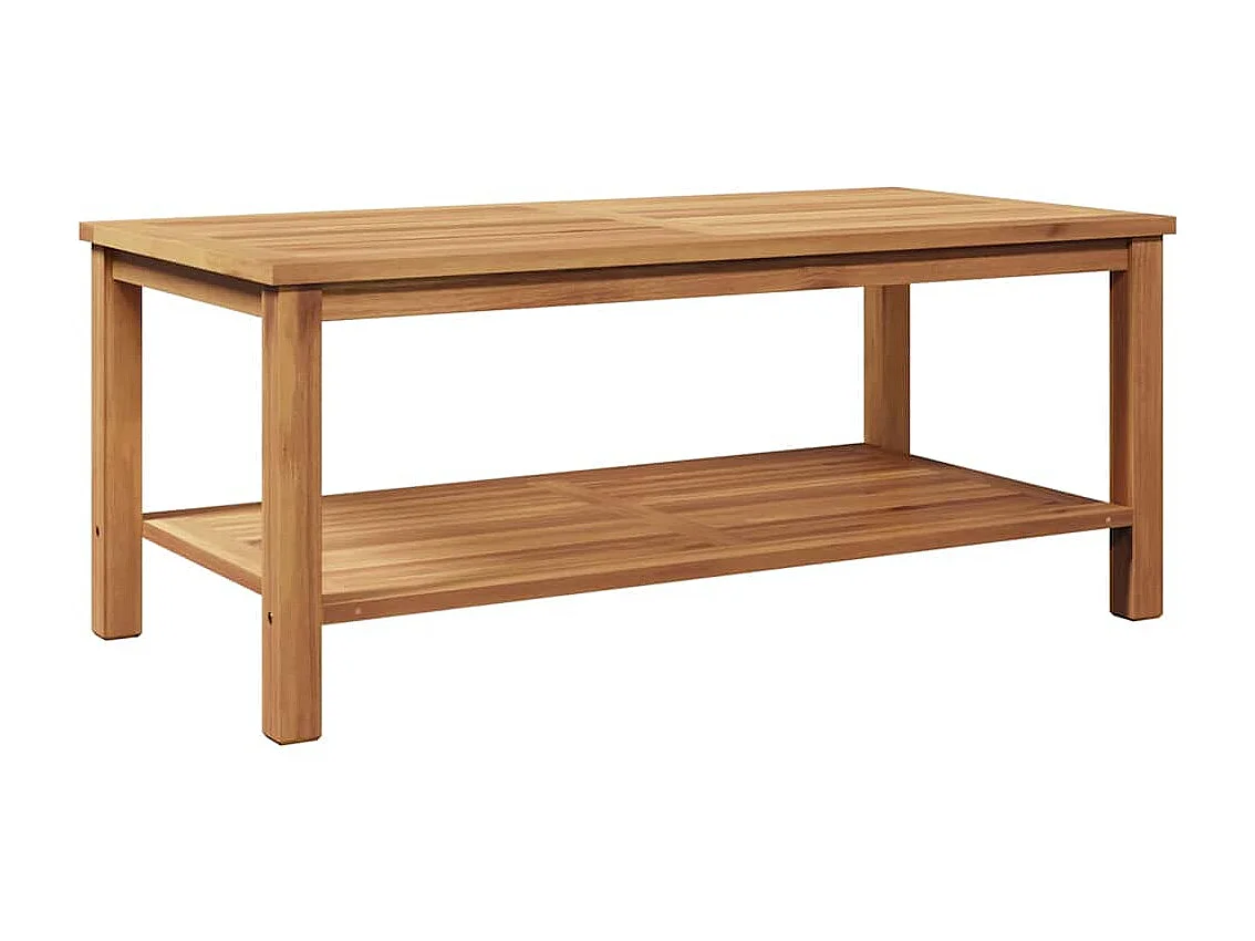 Table basse Marron 110 x 55 x 45 cm Bois de teck solide