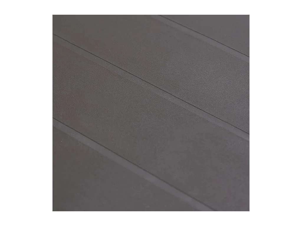 Table de jardin Marron 220x90x72 cm Plastique Aspect de rotin