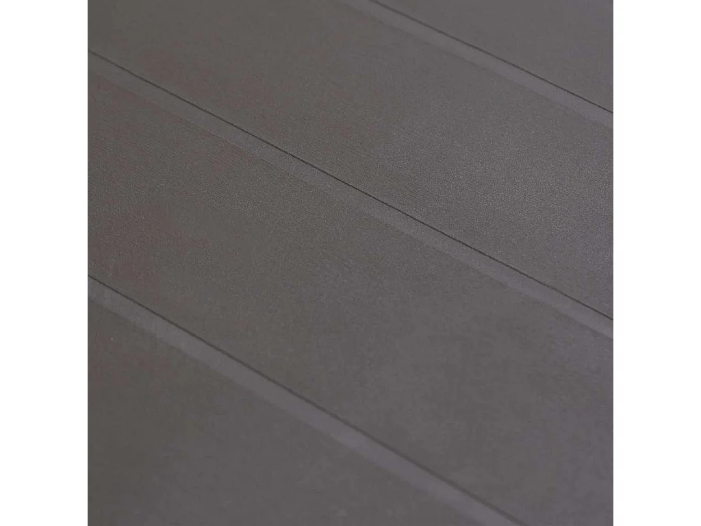 Tavolo da giardino Marrone 220x90x72 cm Plastica Effetto Rattan