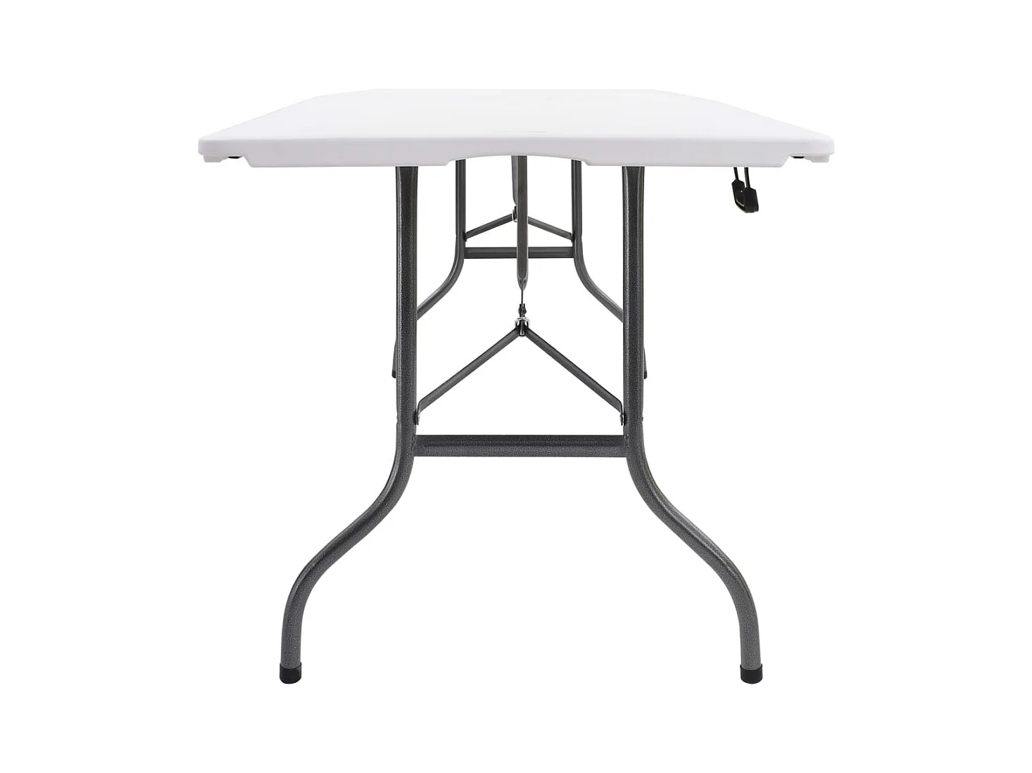 Table pliable de jardin Blanc 180x72x72 cm PEHD