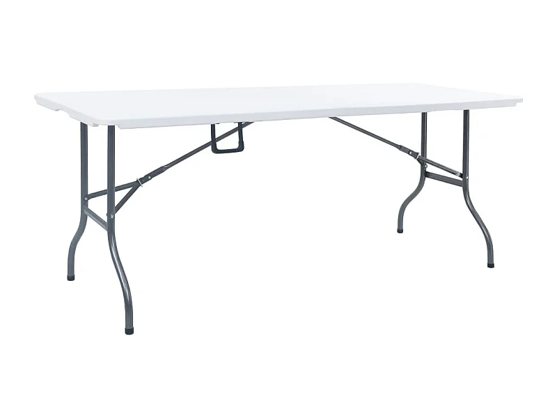 Opvouwbare tuintafel Wit 180x72x72 cm HDPE
