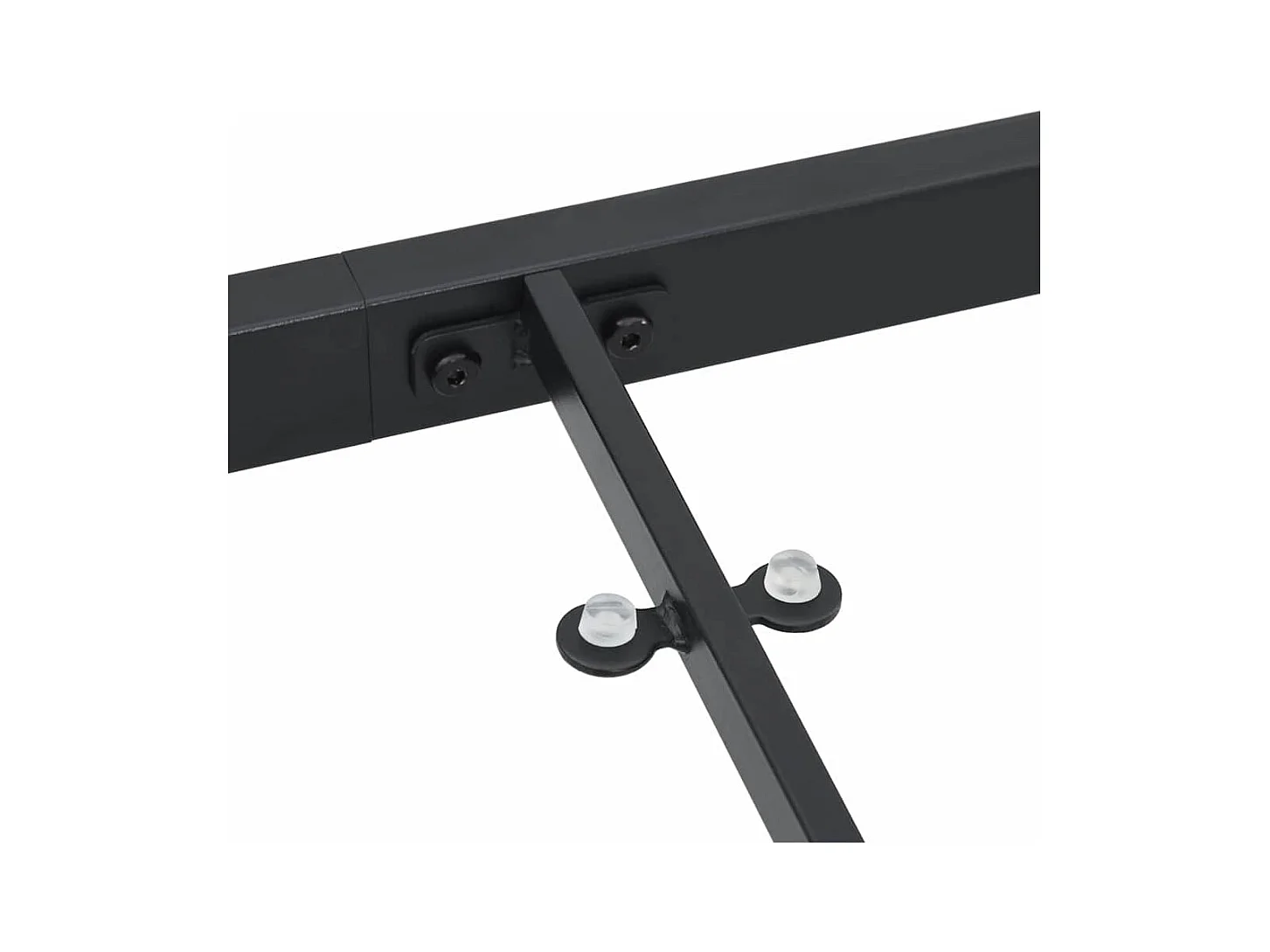 Table de Jardin Noir 140 x 80 x 73 cm Teck massif