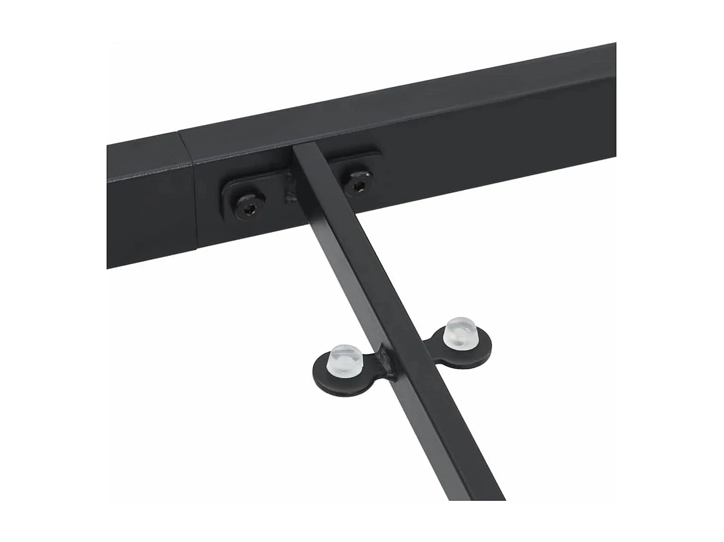 Table de Jardin Noir 140 x 80 x 73 cm Teck massif