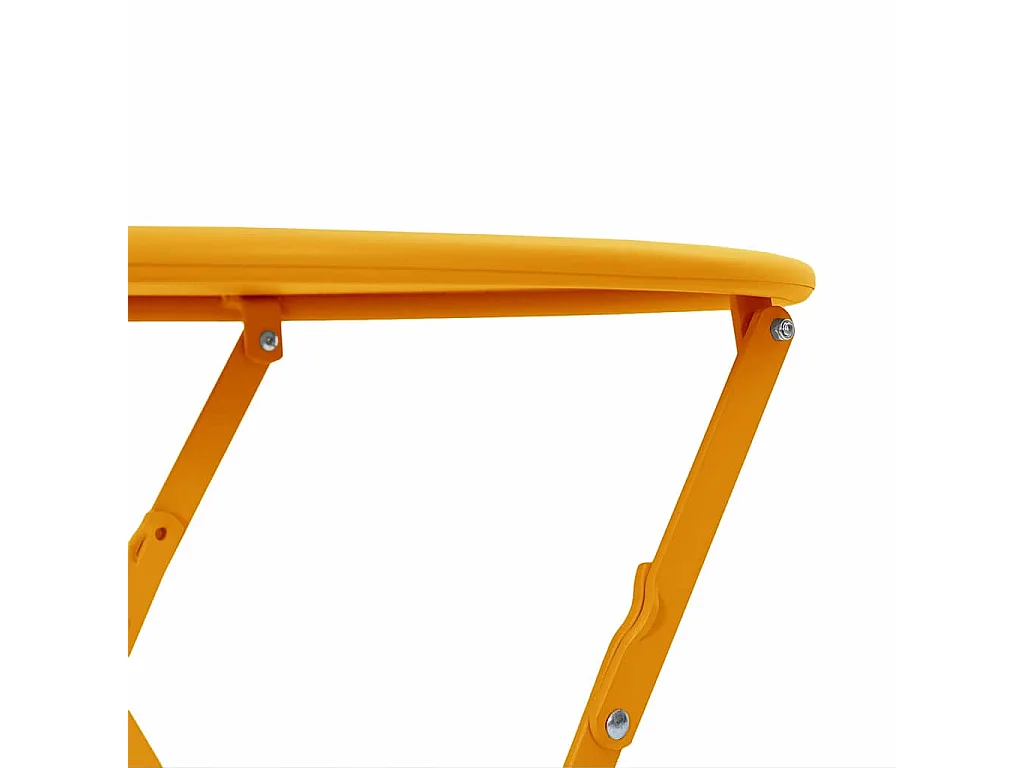 Table bistrot Moutarde Ø50x71 cm Acier revêtu de poudre