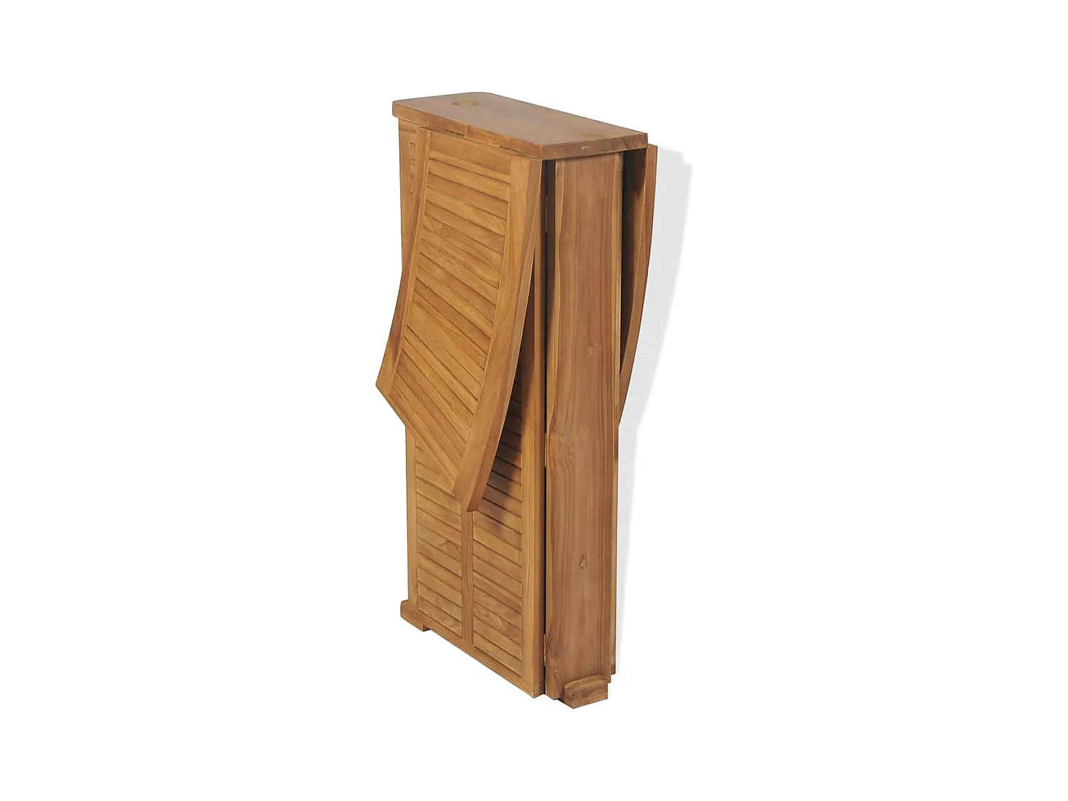 Mesa de bar plegable 155x53x105 cm Madera maciza de teca