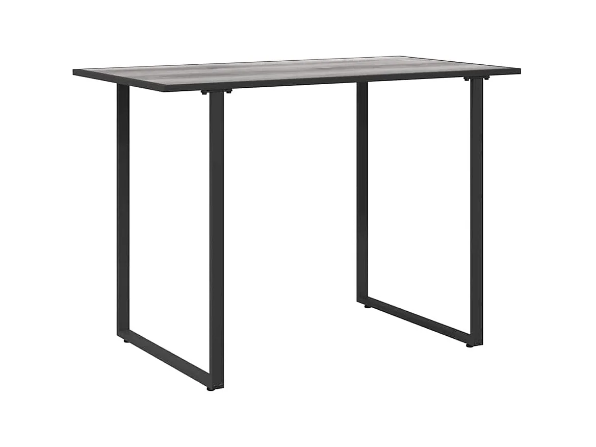 Table de Jardin Gris 100 x 55 x 70 cm Acier et DPC