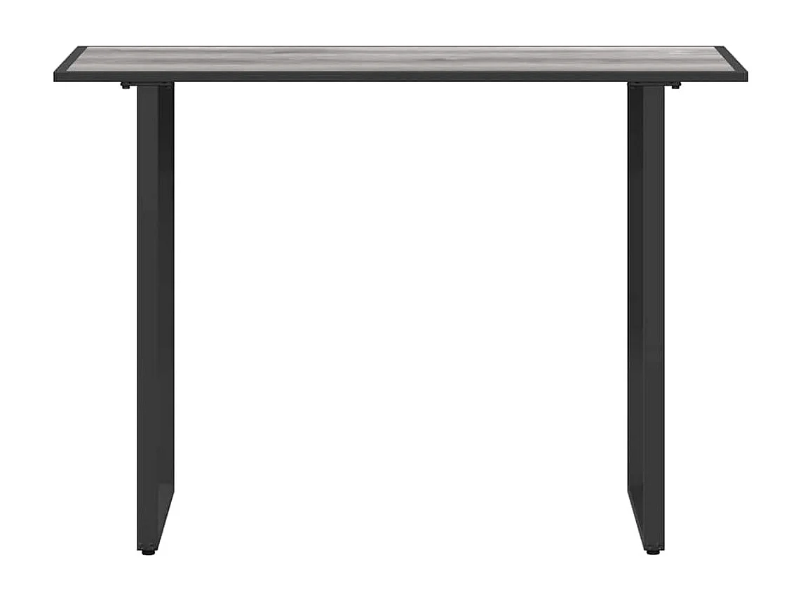 Table de Jardin Gris 100 x 55 x 70 cm Acier et DPC