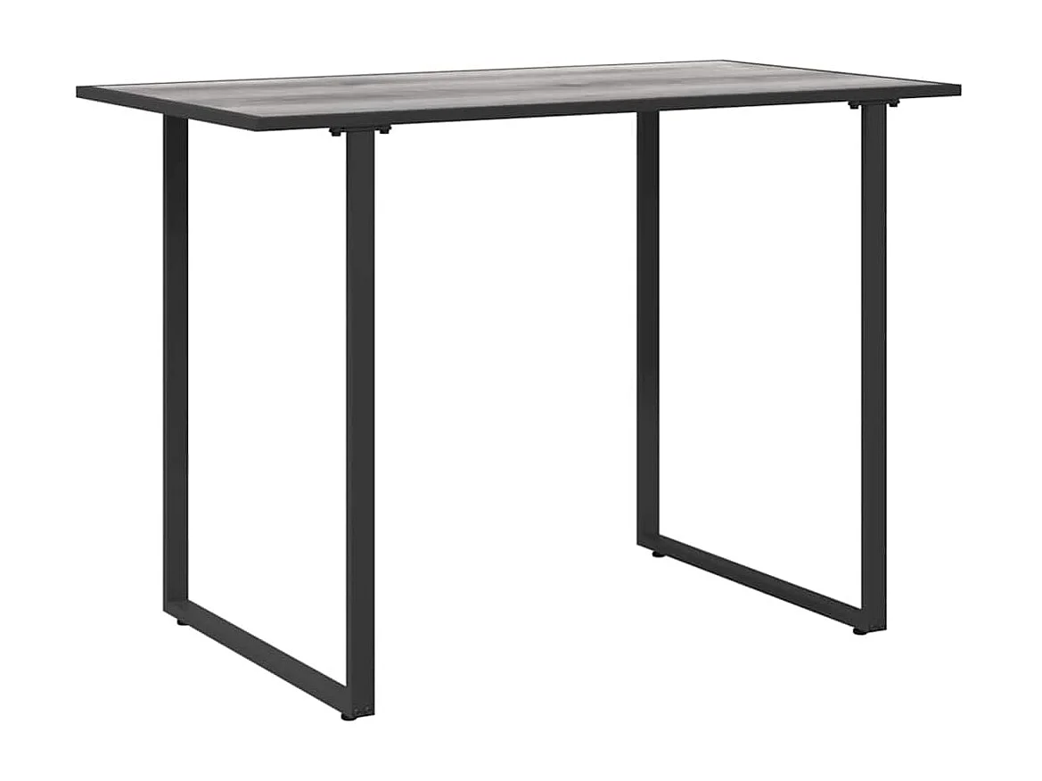 Table de Jardin Gris 100 x 55 x 70 cm Acier et DPC