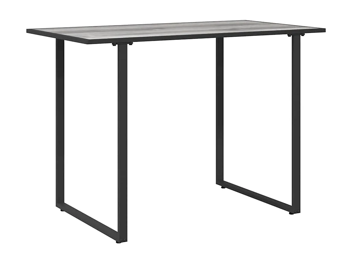 Table de Jardin Gris 100 x 55 x 70 cm Acier et DPC