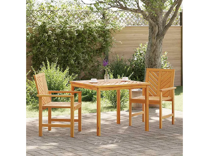 3-delige tuinset Bruin