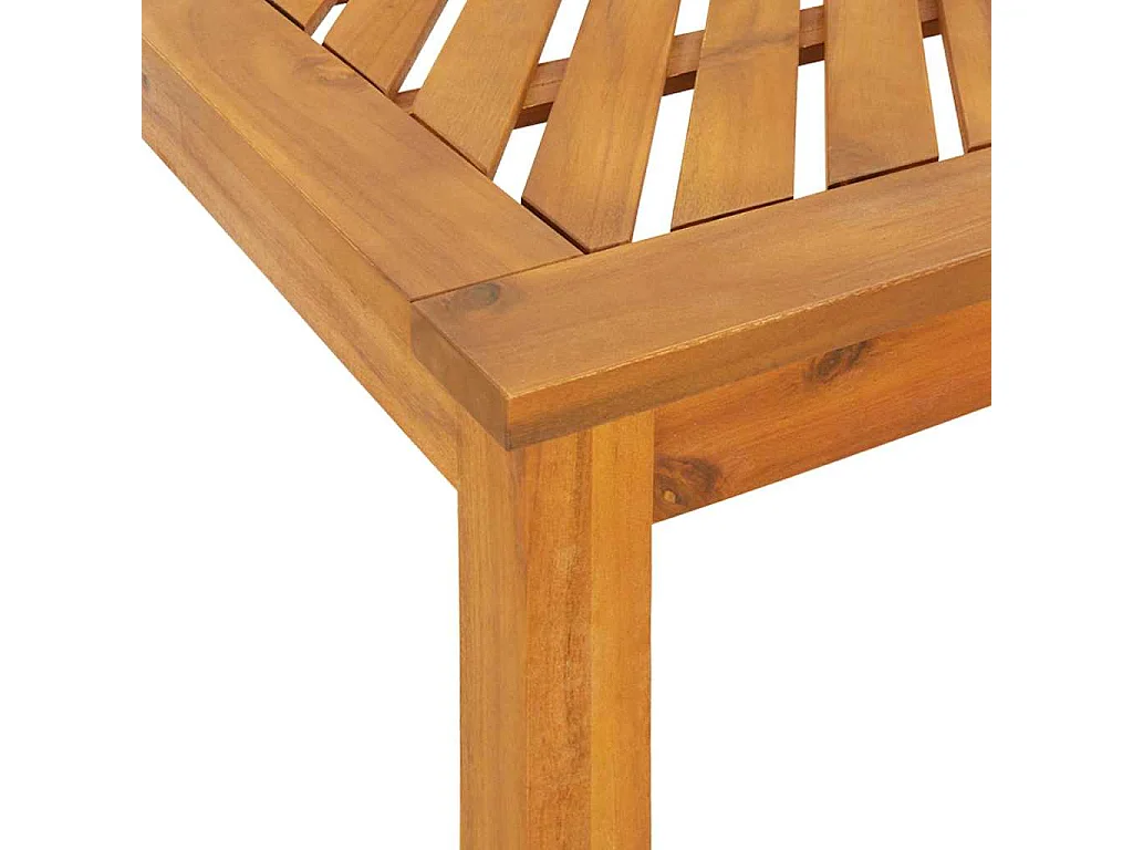 Ensemble de salle à manger pour jardin 3 pcs Marron