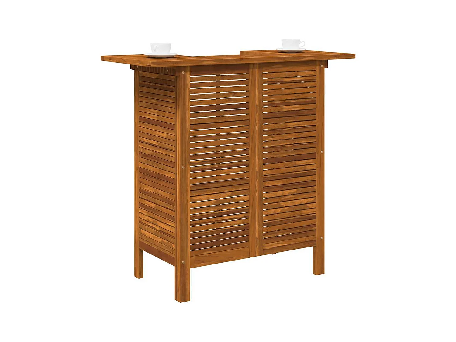 Mesa de bar 110 x 50 x 105 cm Madera maciza de acacia