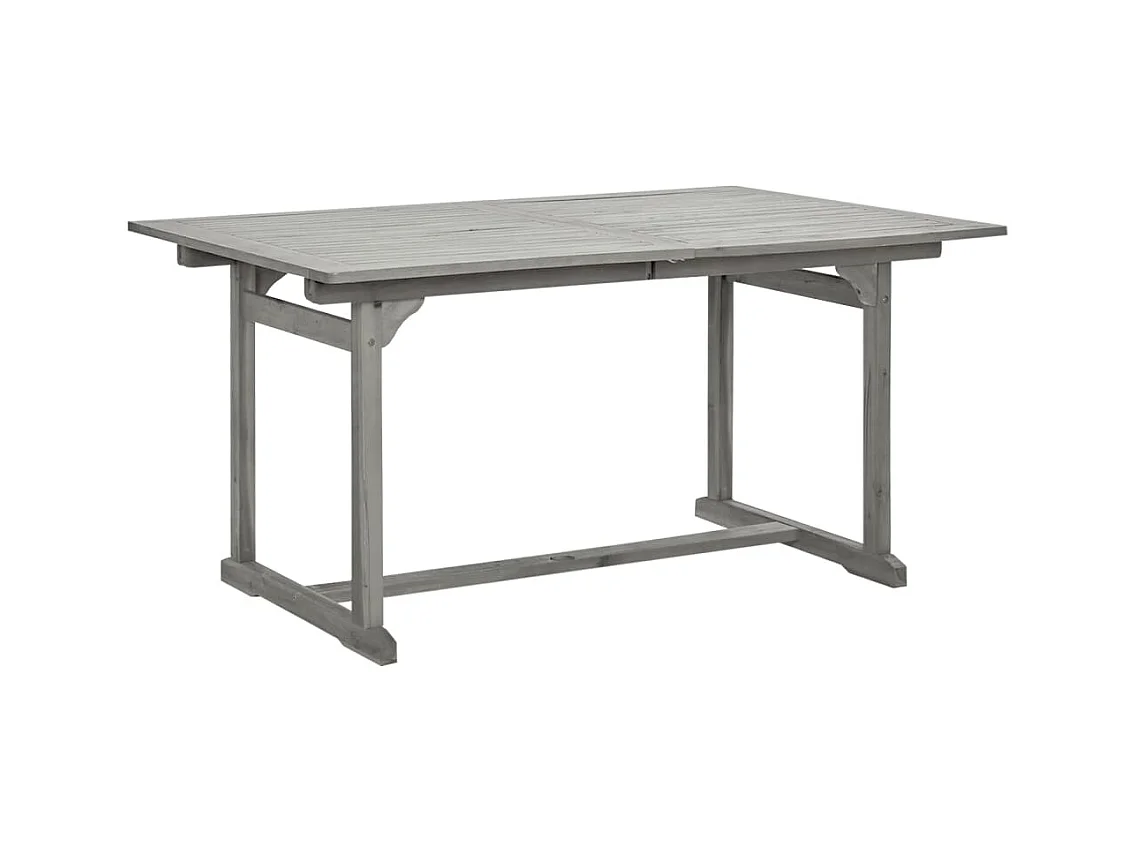 Tuintafel (150-200) x 100 x 75 cm massief acaciahout