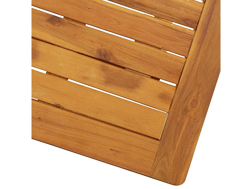 Tavolo da giardino pieghevole 70x70x75 cm Legno massello di acacia